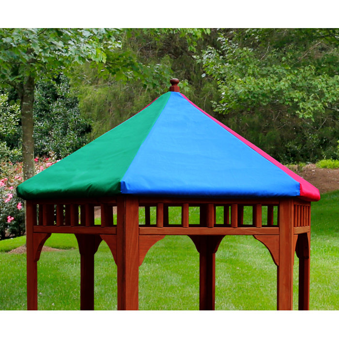 Gorilla Playsets PlayZeeBo 5' Hexagon Sandbox with Cover & Reviews